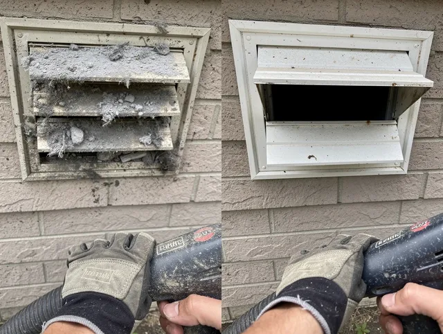 Professional dryer exhaust vent cleaning by Plymouth Dryer Vent Cleaning in Plymouth