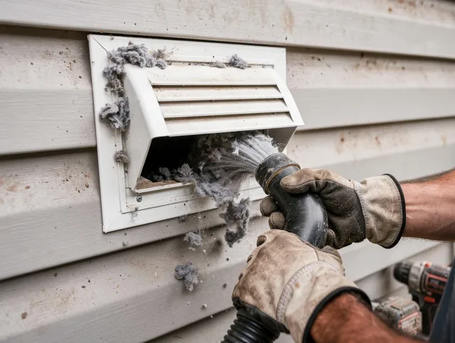 Professional dryer vent cleaning by Plymouth Dryer Vent Cleaning in Plymouth