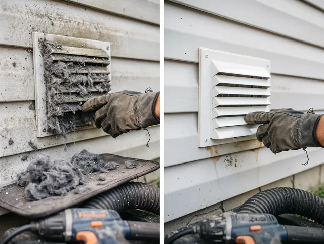 Residential dryer vent cleaning by Plymouth Dryer Vent Cleaning in Plymouth